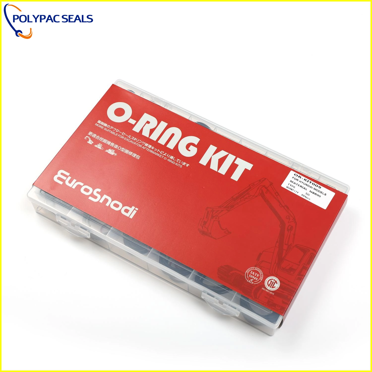 ORing-Kit 009 Hyud ou - Polypac
