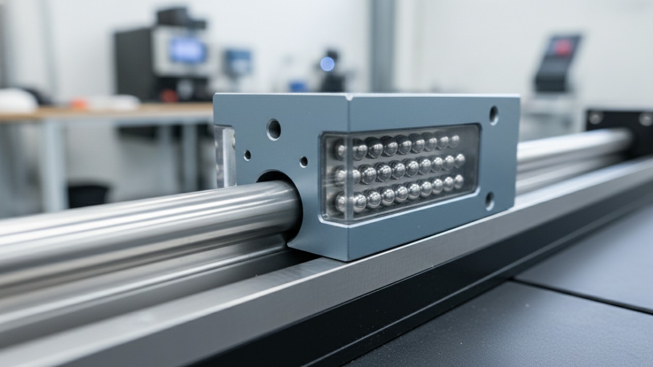 recirculating ball guides