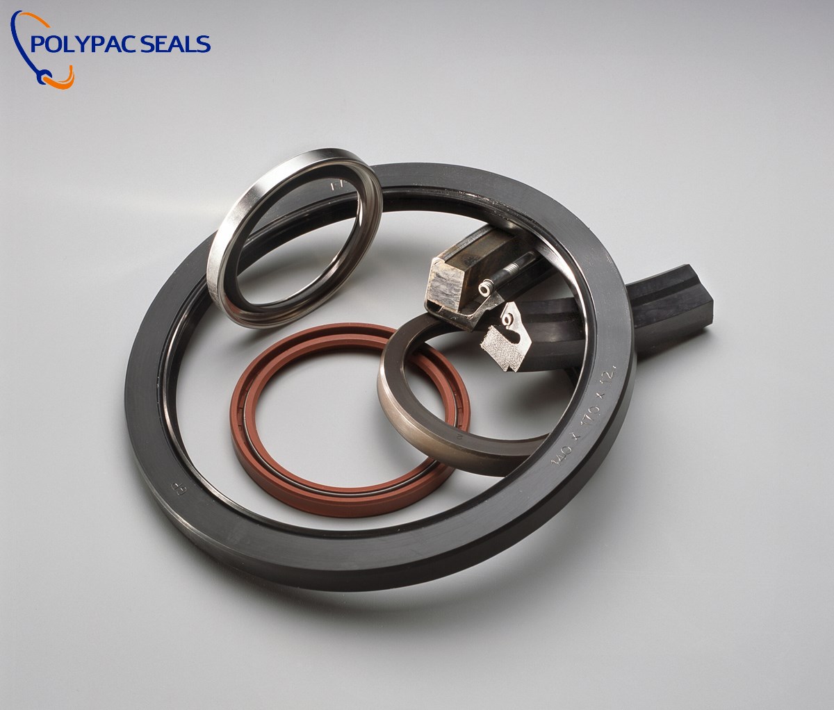 Shaft Seals Assortment of industrial rotary shaft seals and tooling